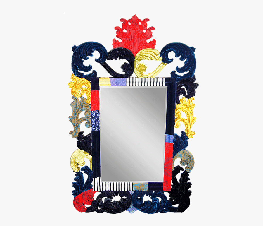 Red, Blue And Black - Picture Frame, Transparent Clipart