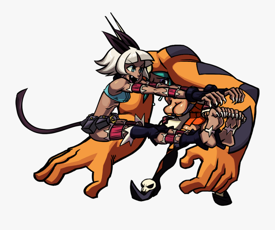 Skullgirls Cerebella Move List - Cerebella X Ms Fortune, Transparent Clipart