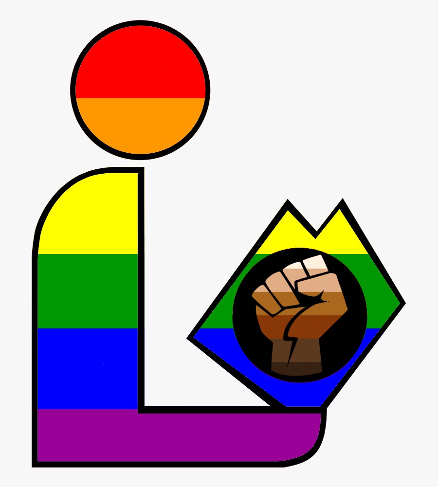 Pride Support Fist Rainbow Library Logo - Pride Library Logo, Transparent Clipart