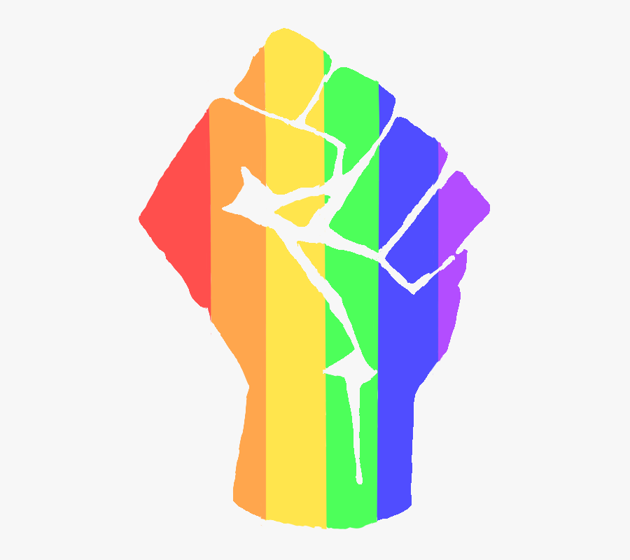 Who Wants Some Transparent Pride Fists Y"all - Fist Hand Up Vector, Transparent Clipart