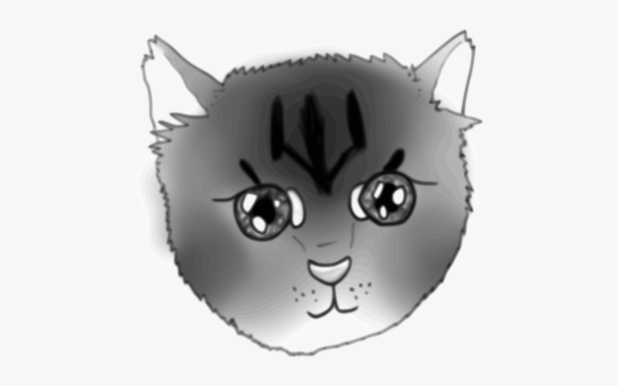 A Kitten Face - Cat Yawns, Transparent Clipart