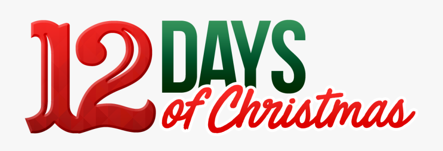 Transparent 12 Days Of Christmas Png - 12 Days Of Christmas Title, Transparent Clipart
