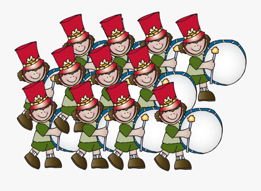 Twelve Drummers Drumming - Cartoon 12 Days Of Christmas, Transparent Clipart