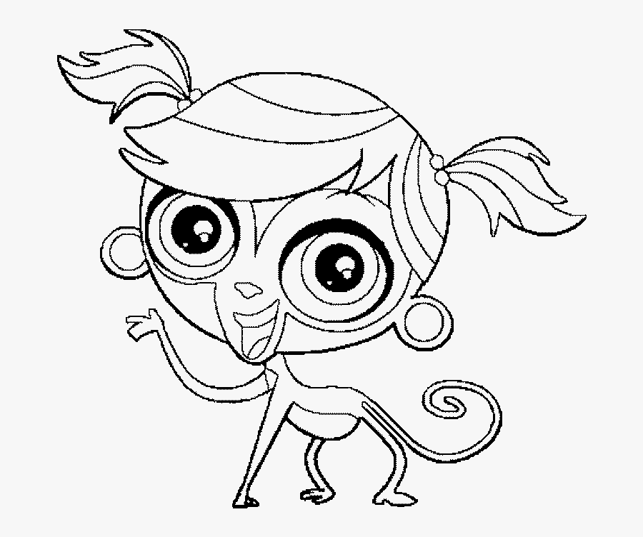 My Littlest Pet Shop Color Pages - Minka Mark Coloring Pages, Transparent Clipart