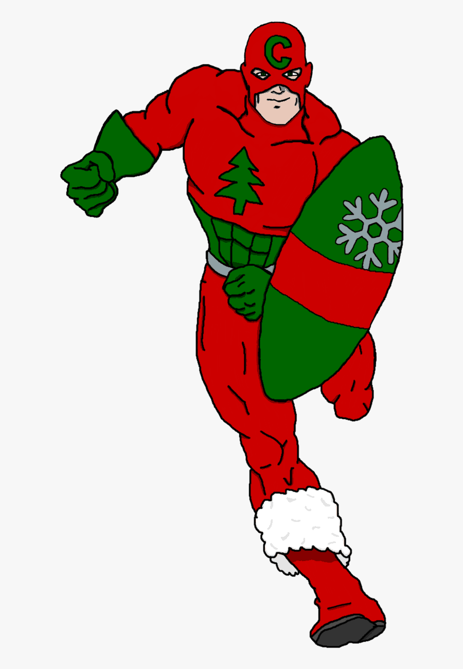 Captain Christmas By Vexic929-d4intqd - Cartoon, Transparent Clipart