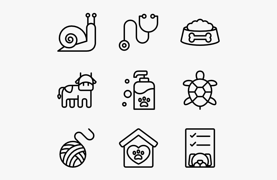 White,line - Event Icon Vector, Transparent Clipart