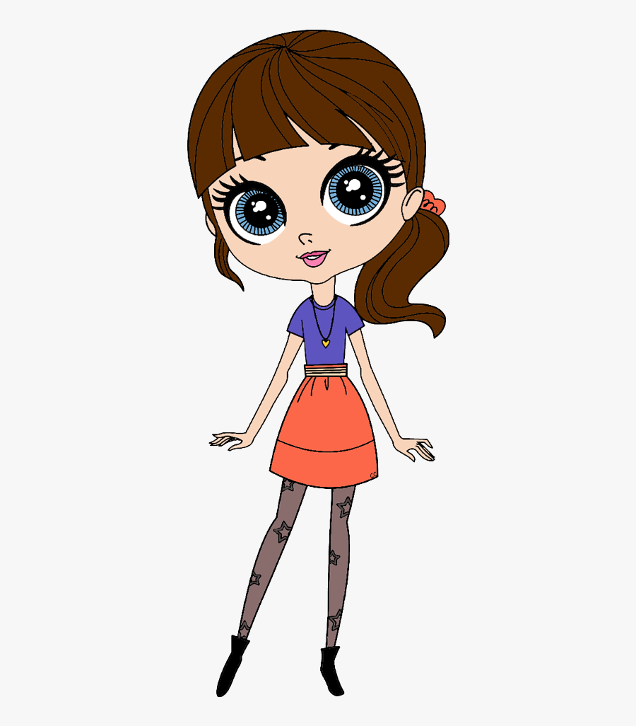 Transparent Shop Owner Clipart - Littlest Pet Shop Girl, Transparent Clipart