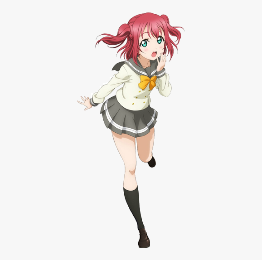 Ruby Kurosawa School Uniform, Transparent Clipart