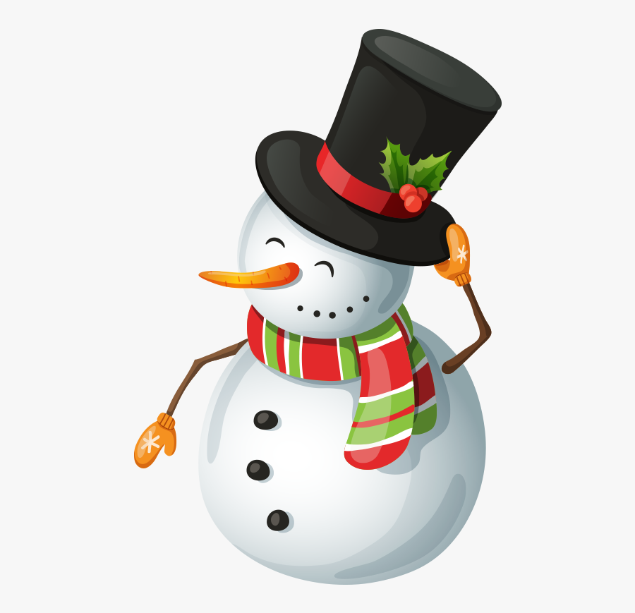 Snowman - Carta De Muñeco De Nieve, Transparent Clipart