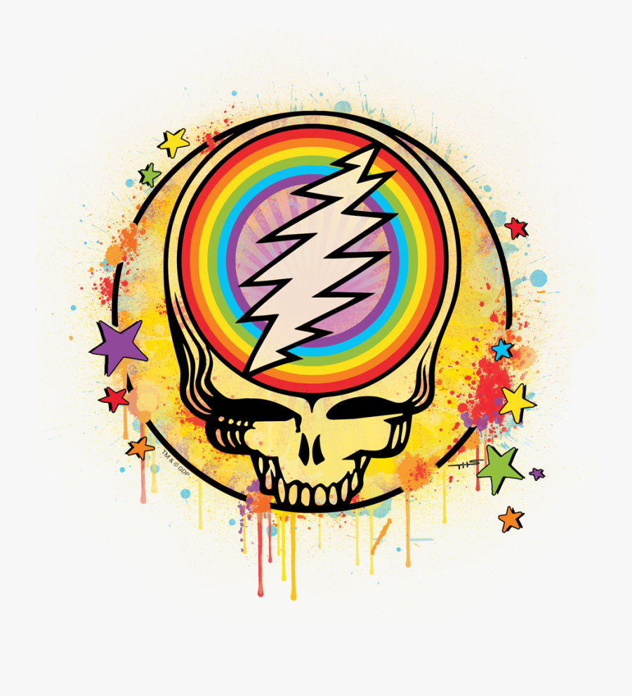 Grateful Dead Bear Clip Art - Grateful Dead Steal Your Face Logo, Transparent Clipart