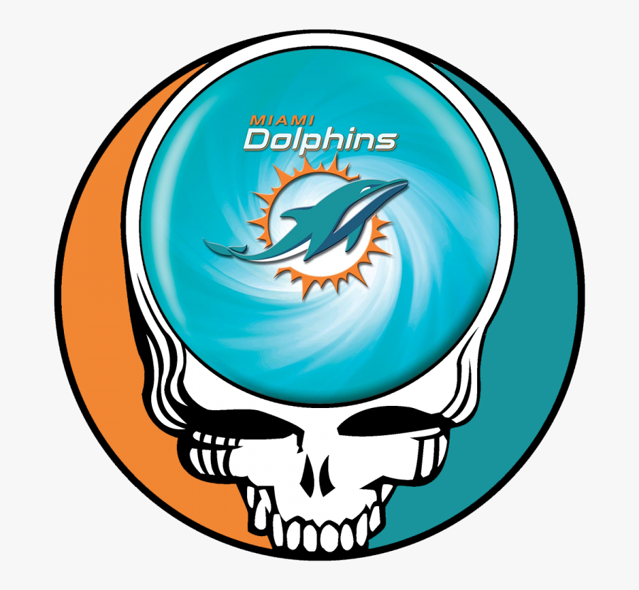 Transparent Miami Dolphin Clipart - Grateful Dead Steal Your Face Logo ...