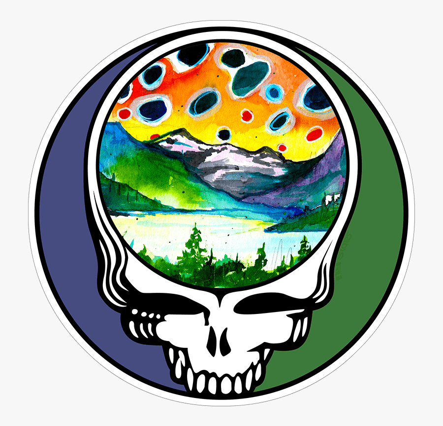 Transparent Steal Your Face Png - Grateful Dead Steal Your Face, Transparent Clipart