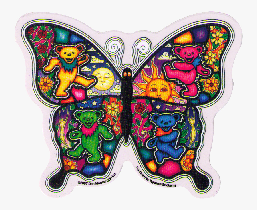 R/4175612208 - - Image 1105 - 8 Kb - Grateful Dead Dancing Bear, Transparent Clipart