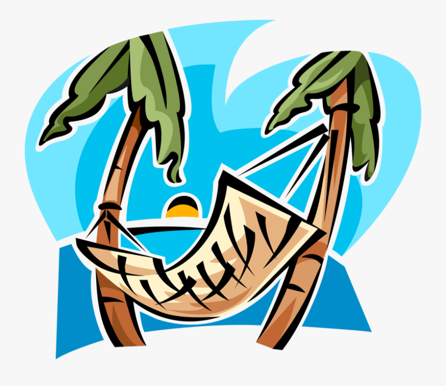 Hammock Clipart Vector - Clip Art, Transparent Clipart