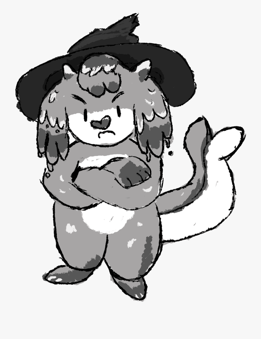 Sc Resting Witch Face - Cartoon, Transparent Clipart