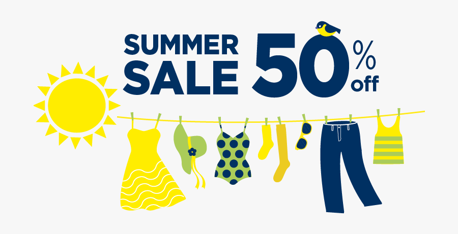 Summer Sale - Graphic Design, Transparent Clipart