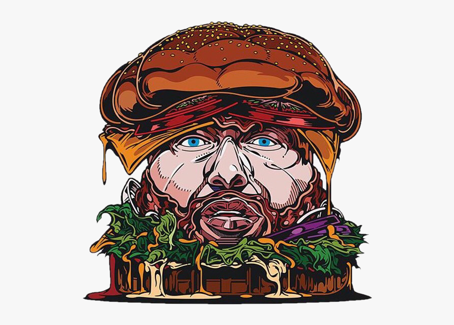 The Science Of Food And Music - Action Bronson Drawing, Transparent Clipart