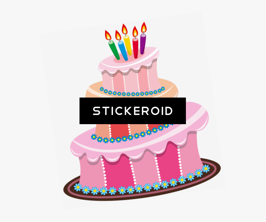 Birthday Cake Clipart No Background , Png Download - Transparent Background Birthday Cake Clipart, Transparent Clipart