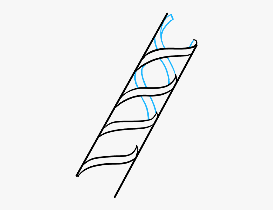How To Draw Dna - Dna Drawing Step By Step, Transparent Clipart