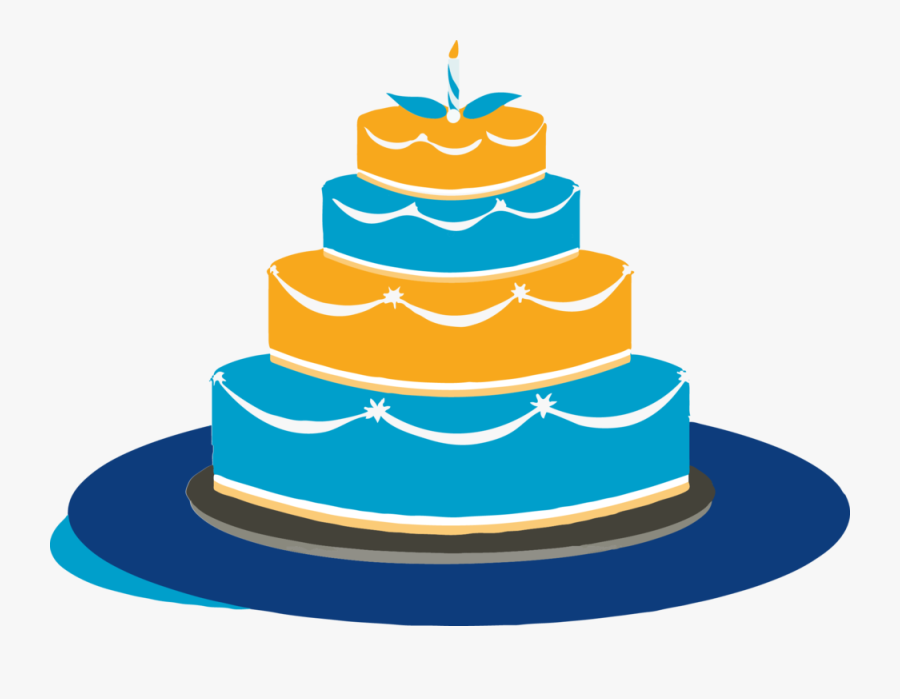 January Celebrants The Rotary - Birthday Cake, Transparent Clipart