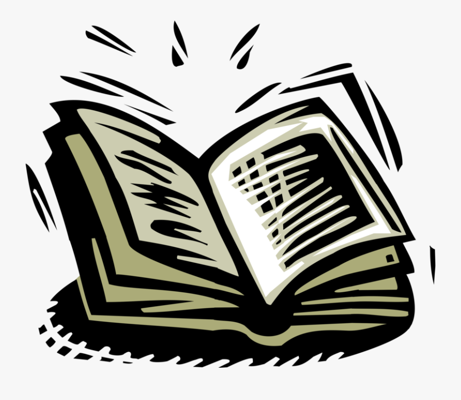 Vector Illustration Of Open Book As Printed Works Of - Compound Interest In Todays Life, Transparent Clipart