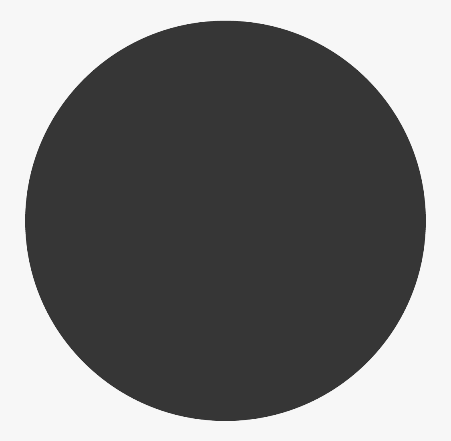 Overlay Black Circle, Transparent Clipart