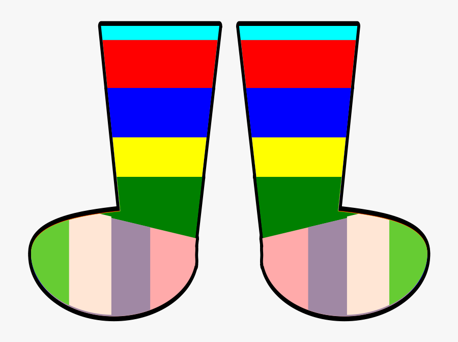 Clip Art Socks - Crazy Sock Day Clip Art, Transparent Clipart