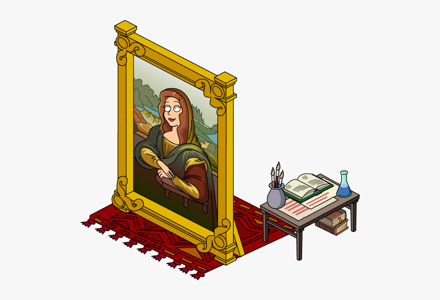 The Quest For Stuff Wiki - Mona Lisa Family Guy, Transparent Clipart