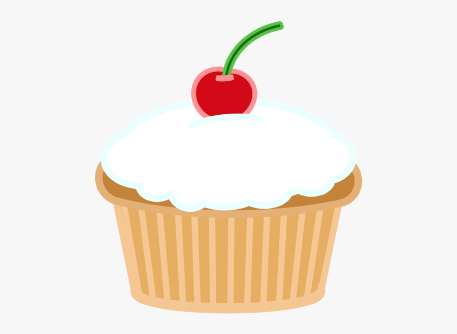 Cherry Cupcake By Quick-stop On Clipart Library - Cupcake, Transparent Clipart
