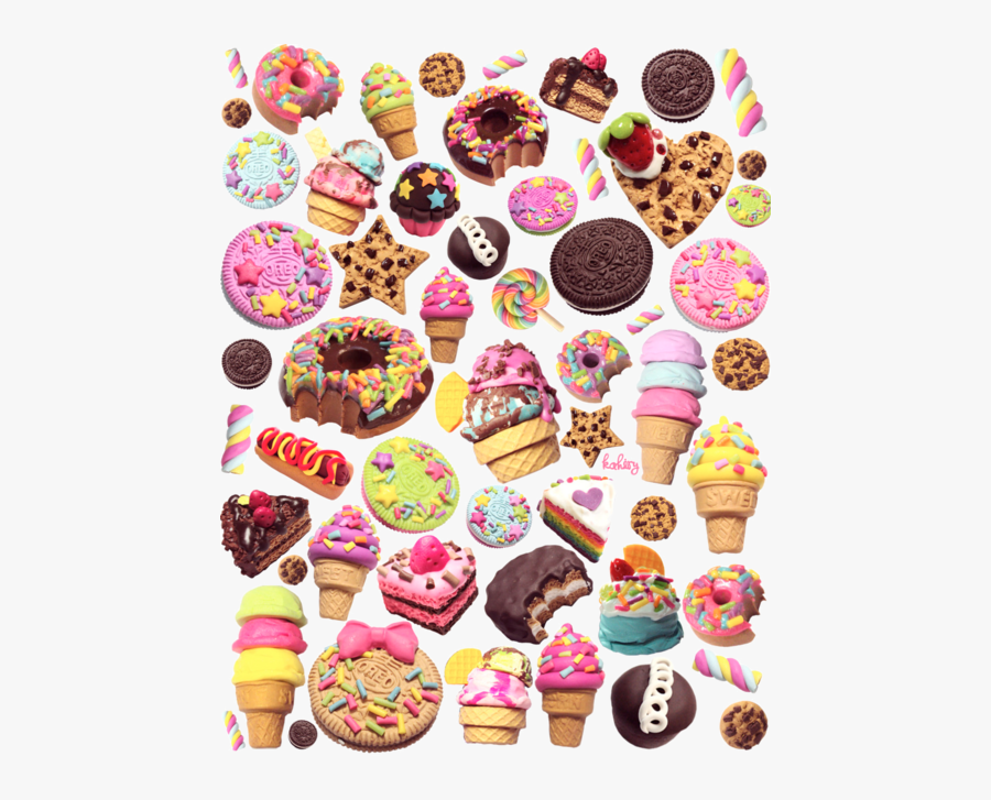 Download Food Tumblr Backgrounds Clipart Desktop Wallpaper - Dessert Wallpaper Phone, Transparent Clipart