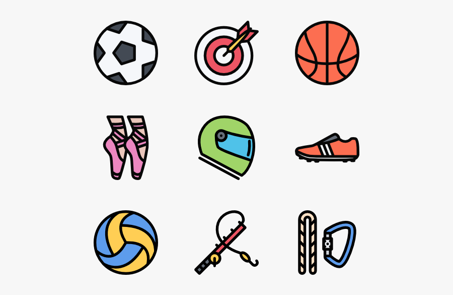 Excercise Icon Packs - Sports Equipment Icon Png, Transparent Clipart