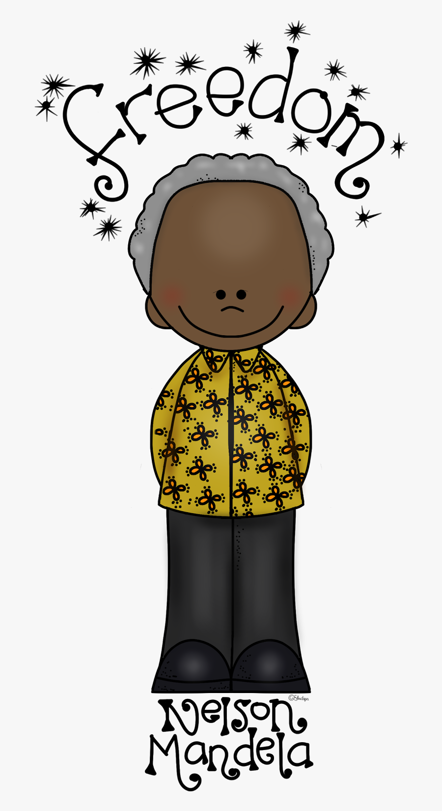 Transparent Mandela Clipart - Nelson Mandela History For Kids, Transparent Clipart