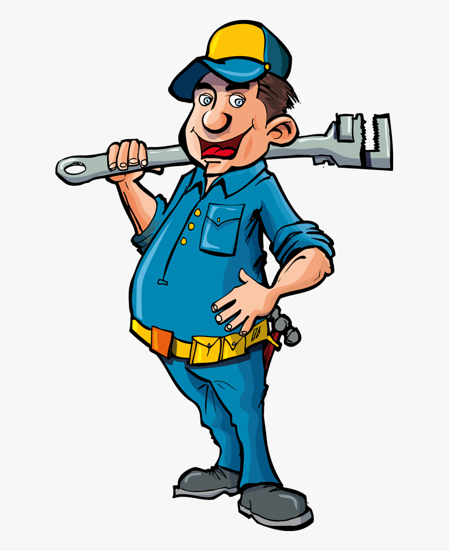 Фотки Escuela, Libre De Vectores, Dibujos De Dibujos - Plumber Cartoon, Transparent Clipart