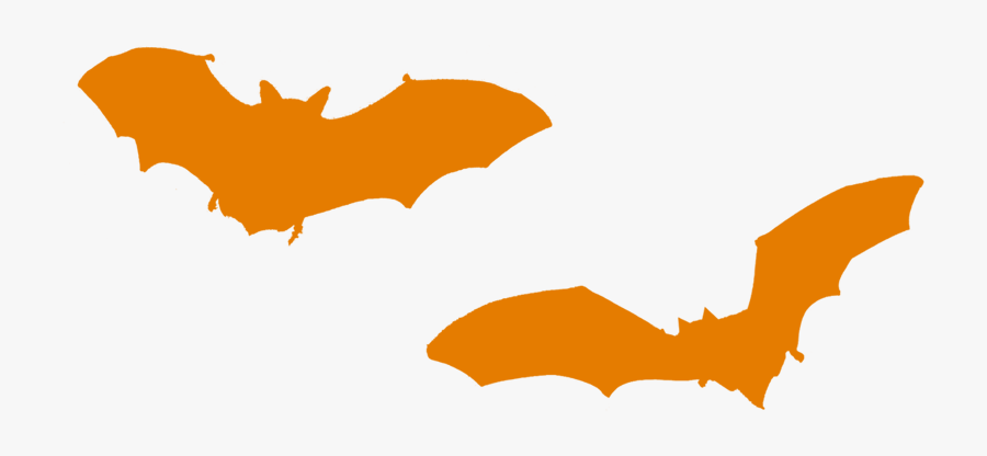 Halloween Bats Png Orange, Transparent Clipart