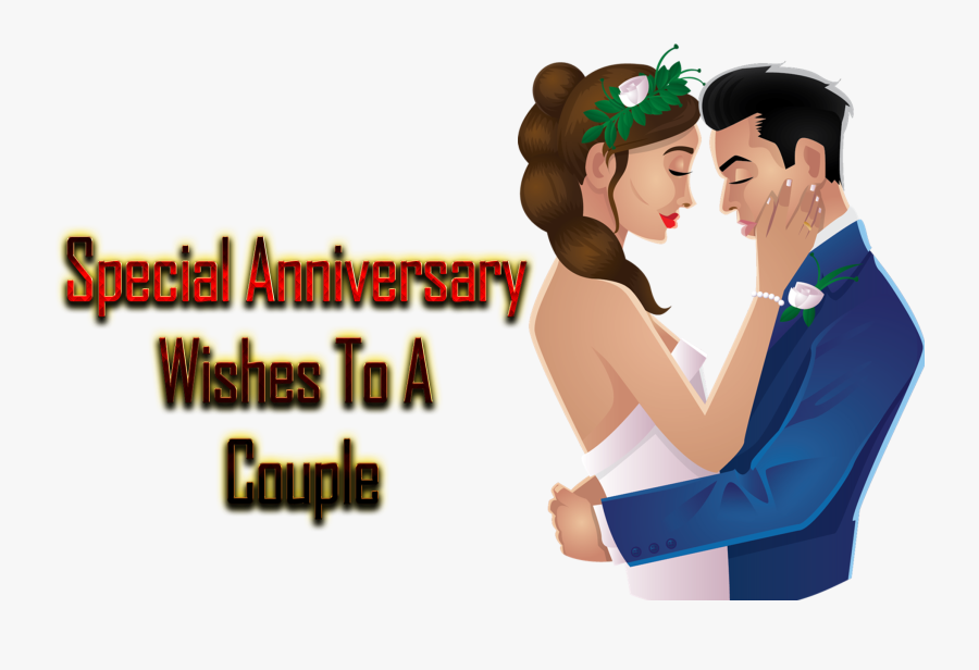 Special Anniversary Wishes To A Couple Png Clipart - Wedding, Transparent Clipart
