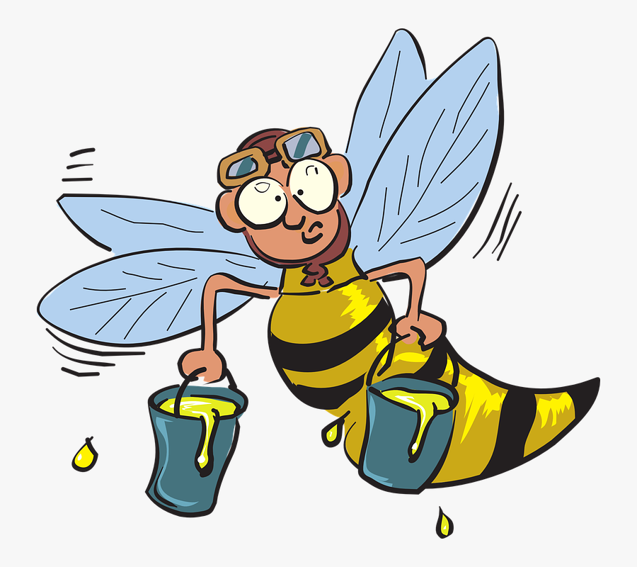 Have You Read These Books - Bees With Sticky Hair, Transparent Clipart
