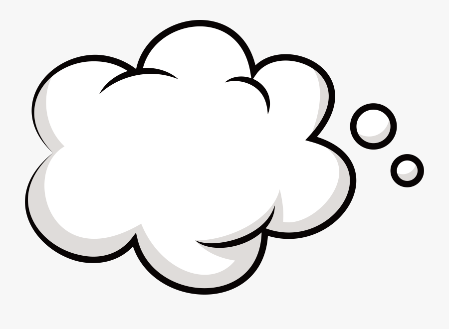 Cloud Bubble Promotion Clip Art, Transparent Clipart