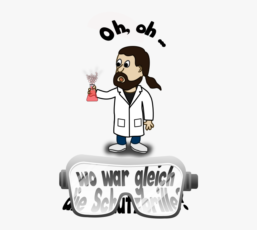 Chemie Mit Schutzbrille - Chemie Cliparts, Transparent Clipart
