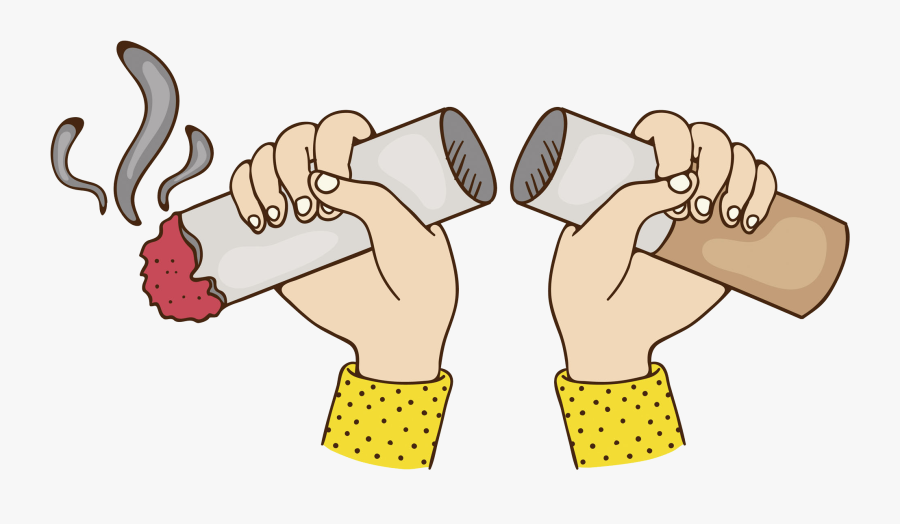 Tobacco Hookah Nicotine Electronic - Creative No Smoking Sign, Transparent Clipart