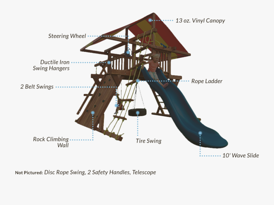 Swing Outdoor Playset Jungle Gym Ladder Playground - Playset Without Swings, Transparent Clipart