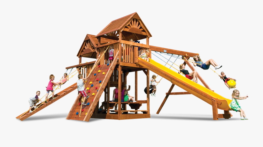 Rainbow Playset King Kong - Wood Playground, Transparent Clipart