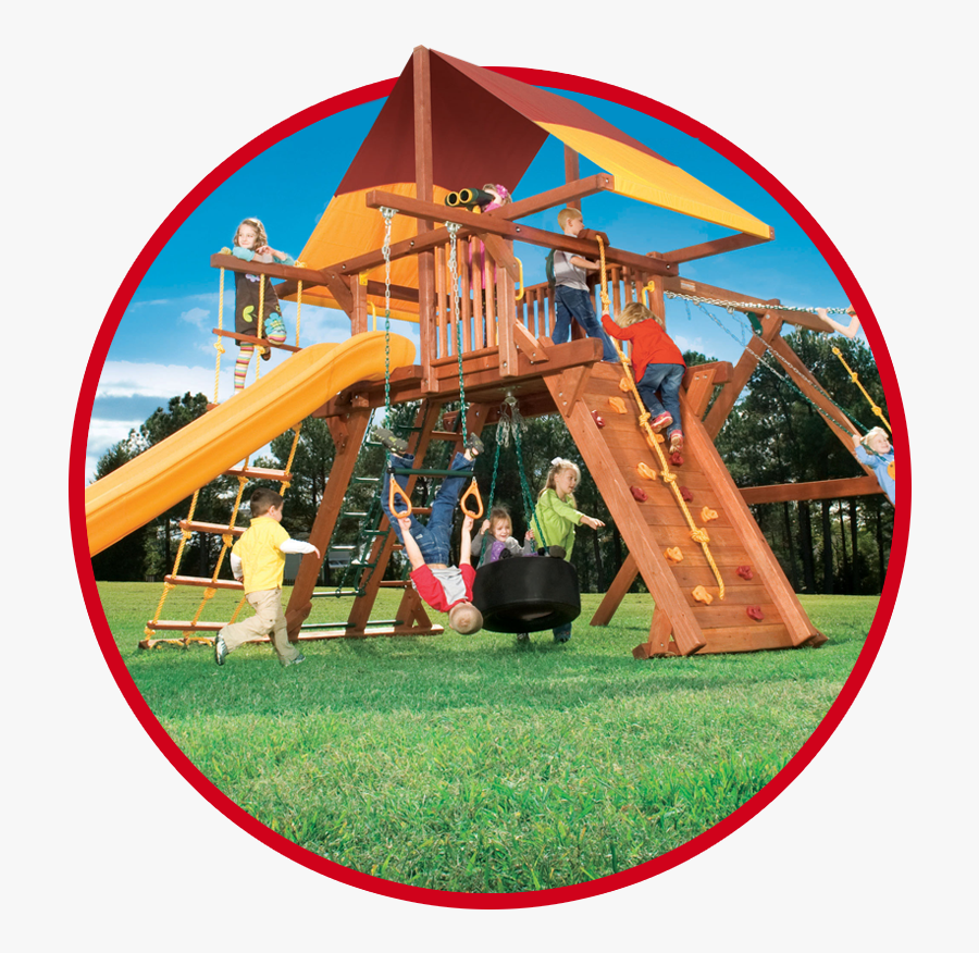 Clip Art Playsets World Swingsets Trampolines - Outdoor Playset, Transparent Clipart