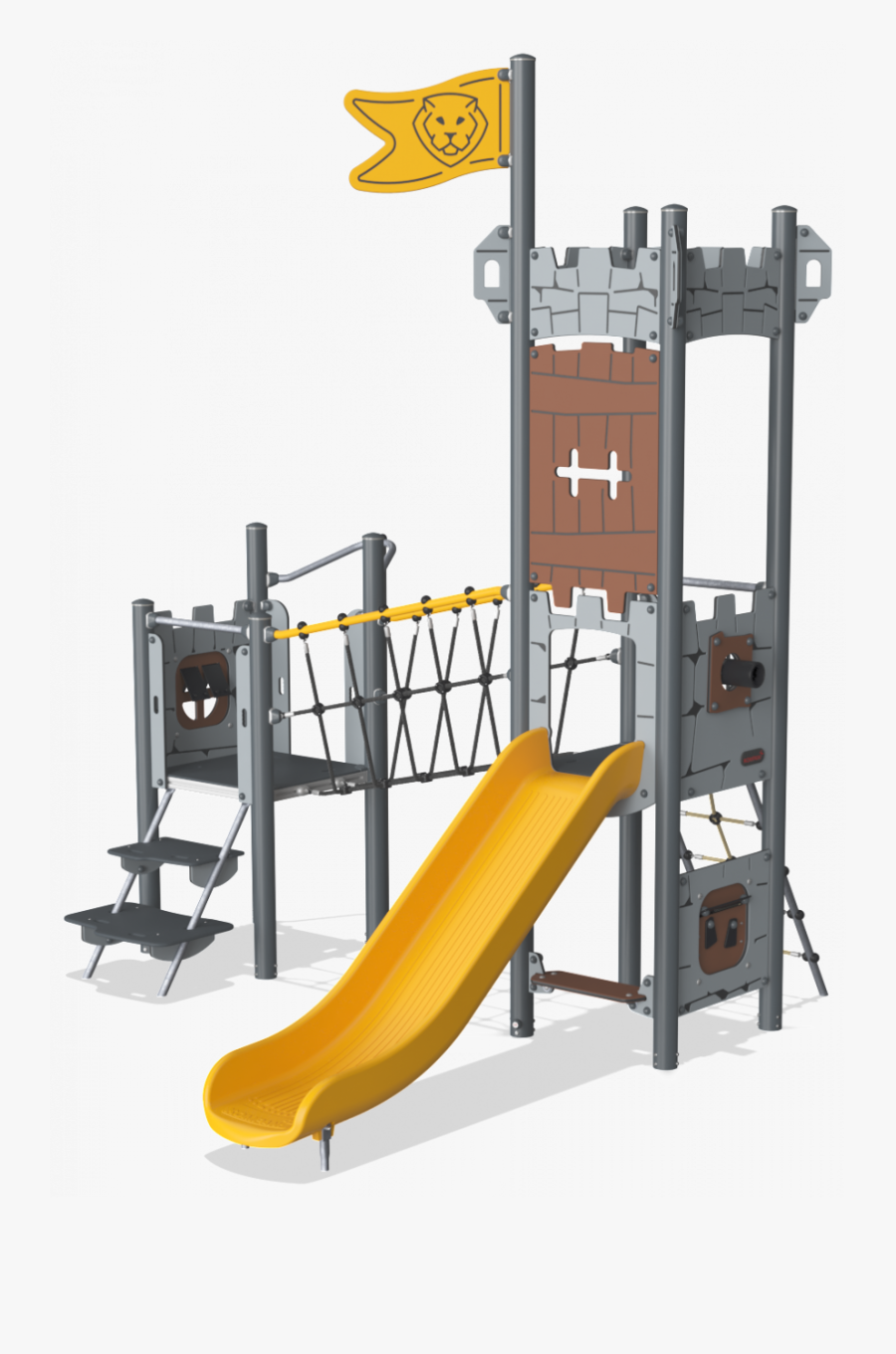 Playground Slide, Transparent Clipart