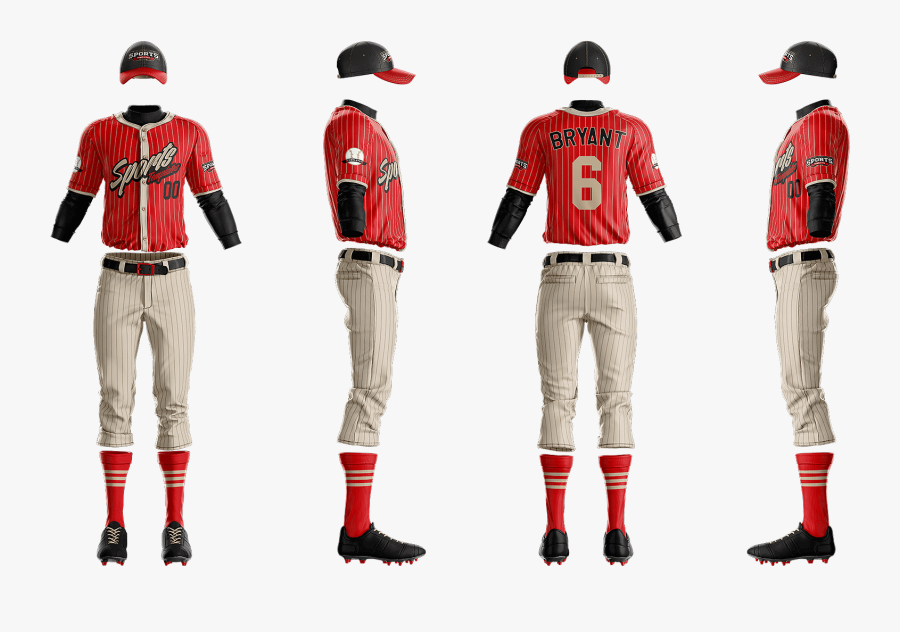 Baseball Uniform, Transparent Clipart