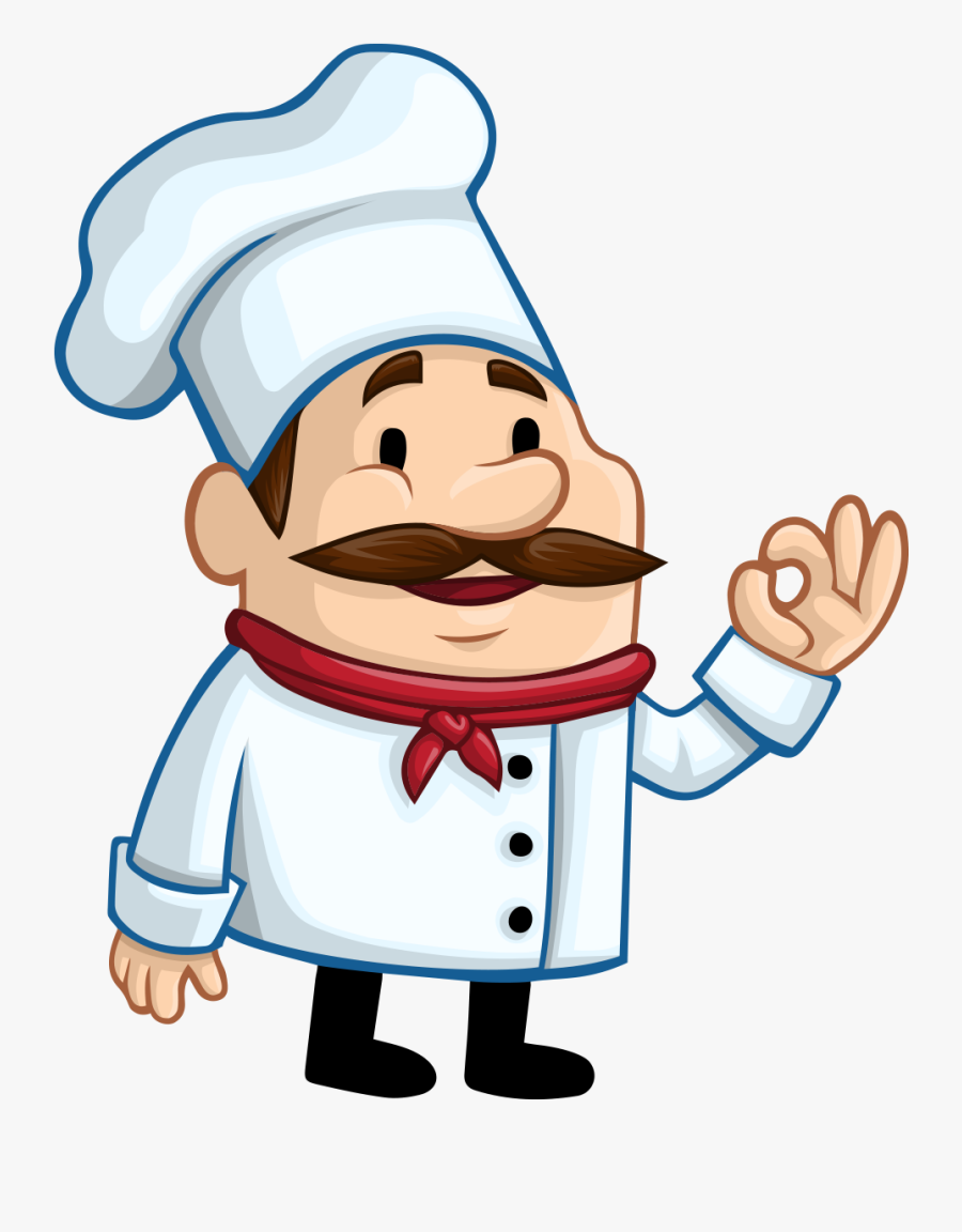 Jpg Stock Chef Cartoon Restaurant Illustration Painted - Chef Cartoon, Transparent Clipart