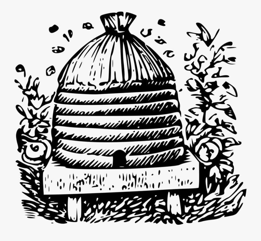 Bee Hive Png - Bee Hive Images Black And White, Transparent Clipart