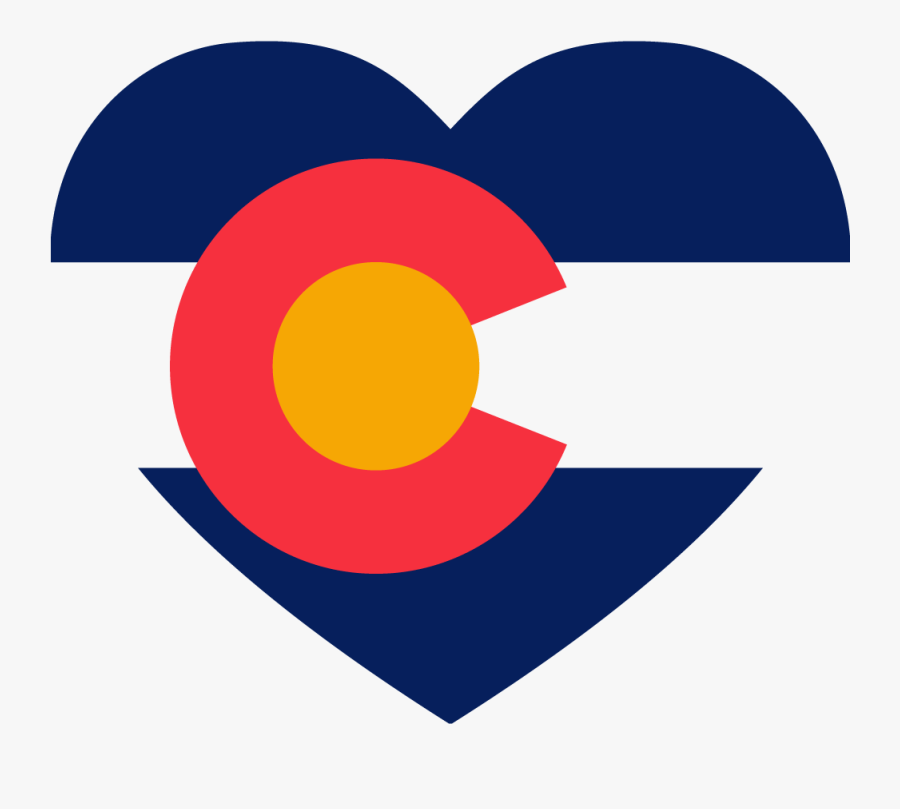 Transparent Red Hat Society Clipart - Colorado State Flag, Transparent Clipart