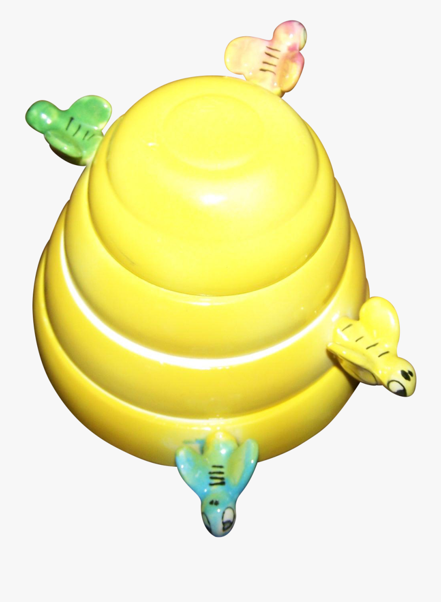 Vintage Bumble Bee Hive Stacking Ceramic Measuring - Balloon, Transparent Clipart