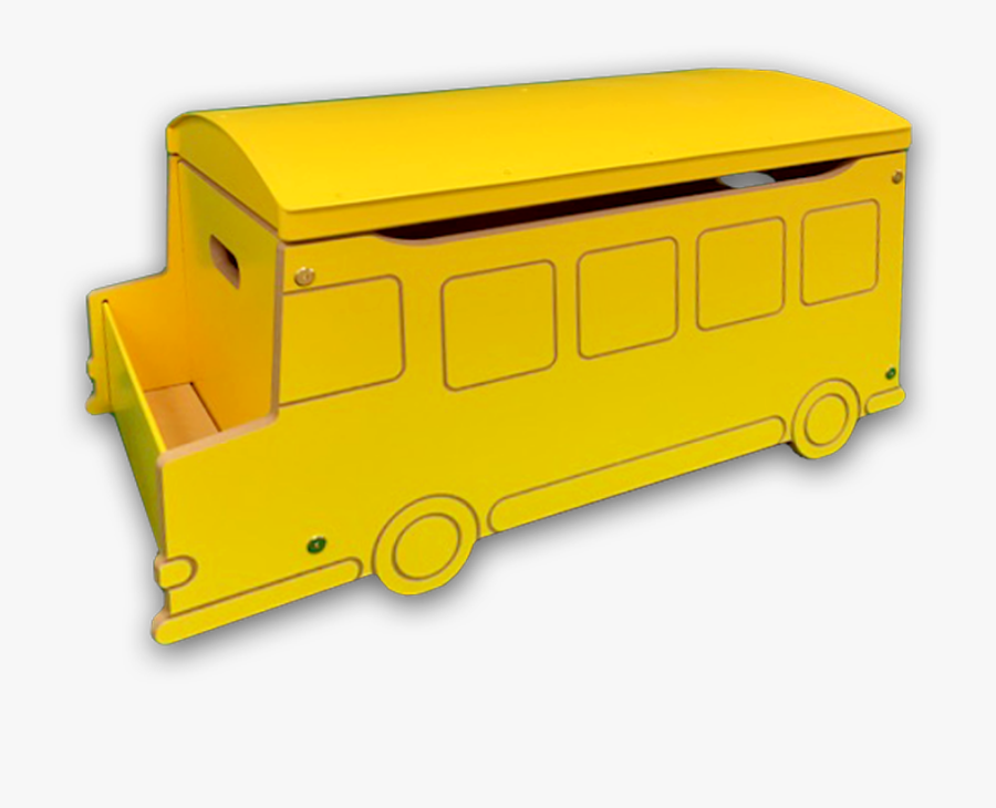 Little Colorado School Bus - School Bus Toy Box, Transparent Clipart