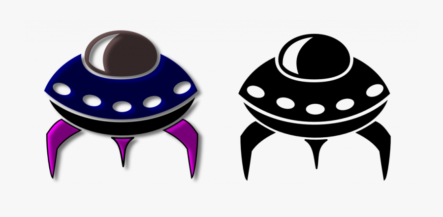 Spaceship Clipart Transparent - Alien Spaceship Icon Png, Transparent Clipart